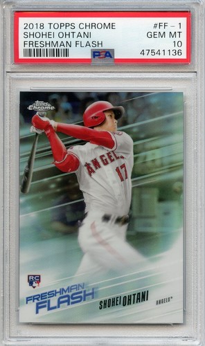 SHOHEI OHTANI RC 2018 TOPPS CHROME FRESHMAN FLASH #FF-1 PSA 10 Rookie 🔥🔥  - Picture 1 of 9