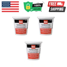 Oatey 14 oz Plumber's Putty 3-Pack – Waterproof Sealant for Fixtures - NEW