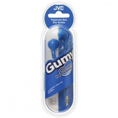 Auriculares JVC HAF160A Gumy Ear Bud azules JVCHAF160A - Imagen 2 de 2