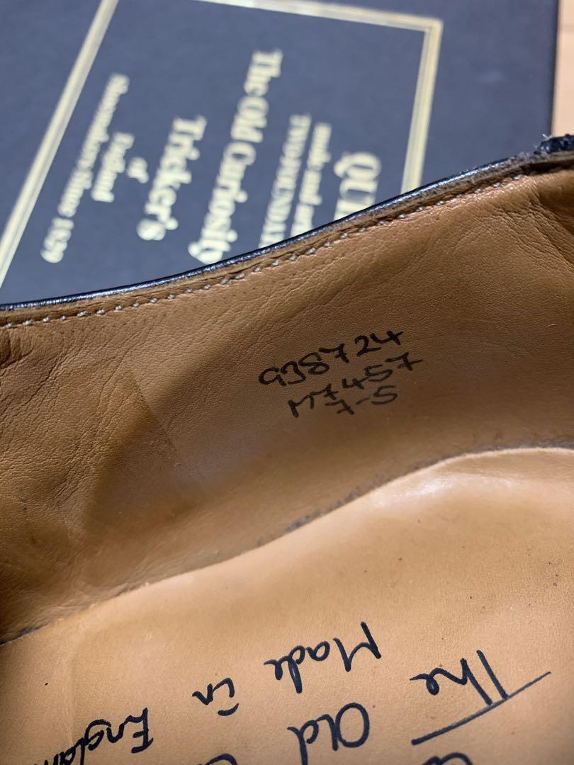 Men 7.5US Tricker's Quilp Size Uk7 Leather Handmade British Men 7.5US Tricker's Quilp Size Uk7 Leather Handmade British