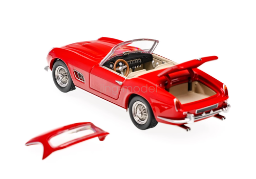 GFCC 1:64 Red 1960 250GT California Convertible SWB Diecast Metal Car Model - Picture 16 of 23