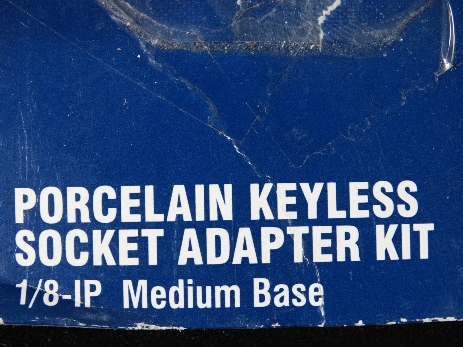 COMMERCIAL ELECTRIC PORCELAIN KEYLESS SOCKET ADAPTER KIT