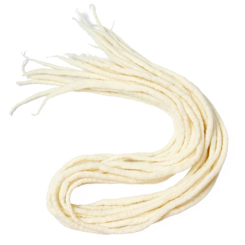 22" Double Ended Wool Dreadlocks Extensions Crochet Braiding Woollen Dreads Locs - Picture 53 of 61