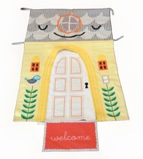 Land Of Nod Crate  Barrel Yellow Doorway Cottage Playhouse Suzy Ultman 34 X 53