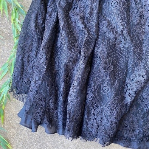 Jill Stuart Lace Overlay Dress Size 4 Black - Picture 3 of 7