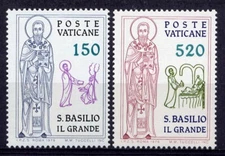 VATICAN Sc#652-3 1979 St. Basil the Great MNH