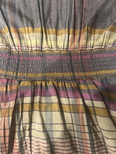 Vertigo Paris Striped Layer Dress With Ruffled Split Sleeves Size Large - Picture 4 of 6