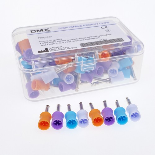 100-1000*Dental Goma Prophy Dientes Pulido Pulido Tazas Tipo Pestillo Cepillo - Imagen 11 de 18