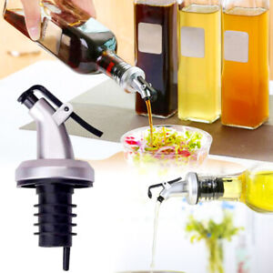 Glass Olive Oil Vinegar Dispenser Bottle Vinegar Nozzle Kitchen Cooking Tool