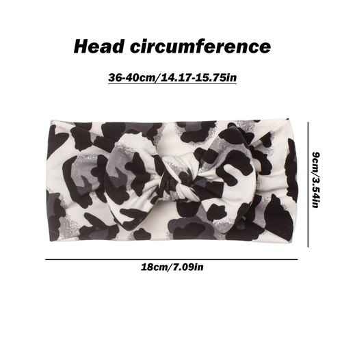 2Pcs Leopard Print Headband Kids Wide Leopard Hair Accessories For Babies Soft - Picture 3 of 16