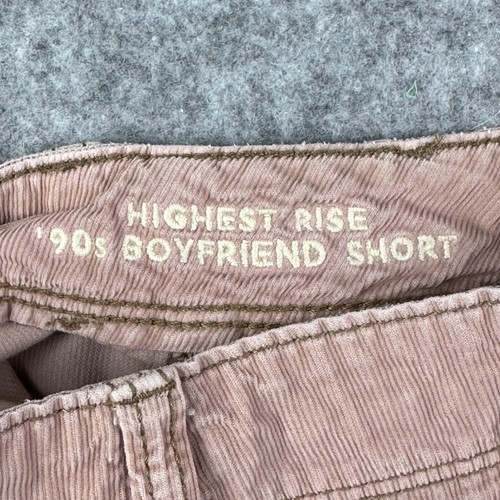 American Eagle Micro Corduroy Shorts Womens 0 Cargo Highest Rise 90s Boyfriend - Picture 10 of 12