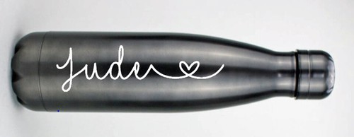 Vinyl Namensaufkleber Etiketten, I Love Glitzer, Herz, 3 Größen, Glitzer personalisieren - Bild 3 von 4