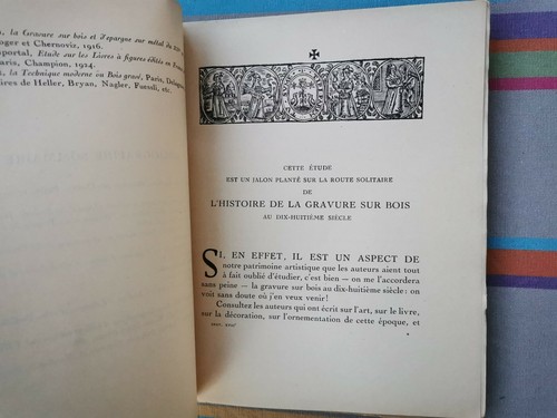 Essai Sur Les Graveurs De Bois En France Au 18e Siècle Marius Audin 1925Cres/TBE - Picture 5 of 12