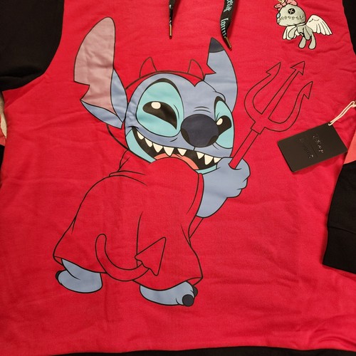 Loungefly Disney Stitch Devil Scrump Red Hoodie Unisex Size XLarge NEW with TAGS - Picture 4 of 19