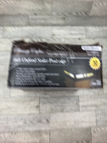 SOLAR POST CAP Aluminum Oxford LED Garden Lights Black 6x6 inches CLASSY CAPS - Picture 6 of 6