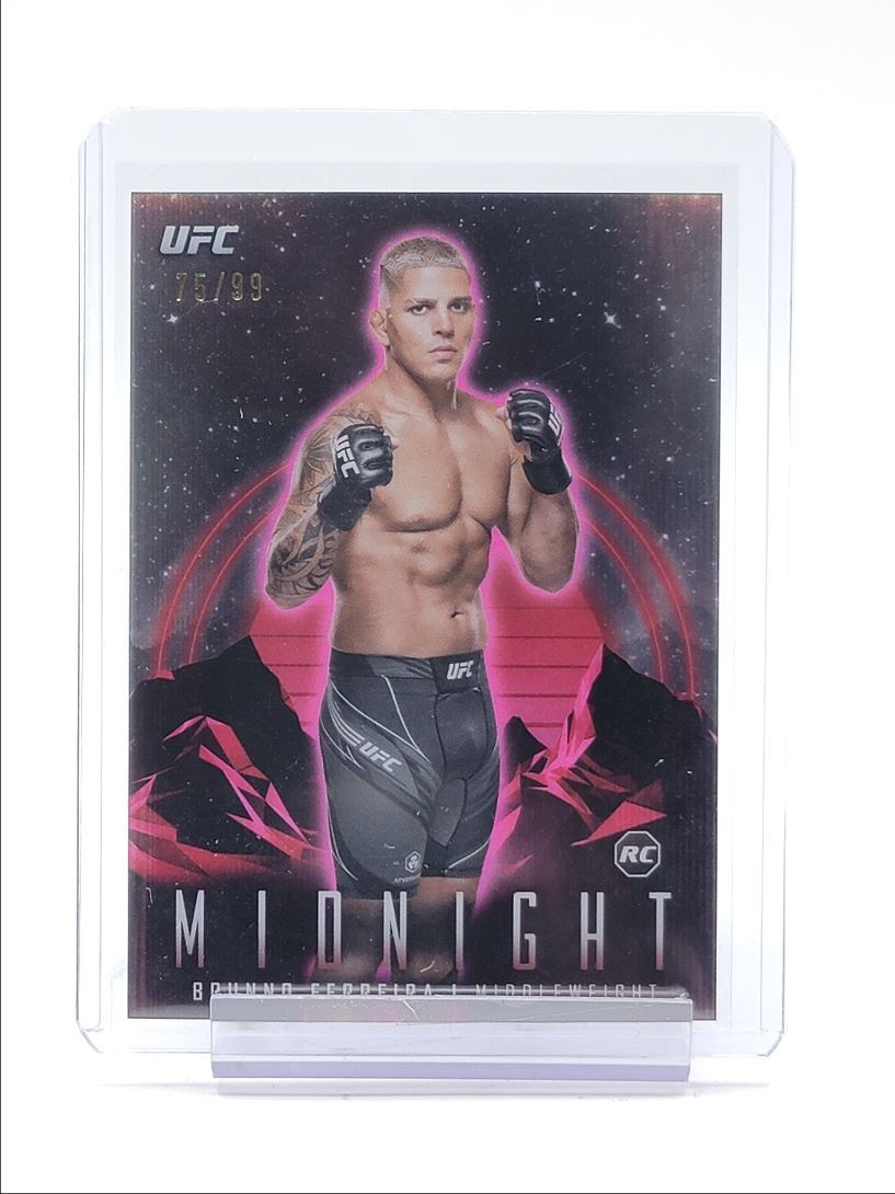 BRUNNO FERREIRA 2024 TOPPS MIDNIGHT UFC ROOKIE TWILIGHT #95 RC /99 Q2227