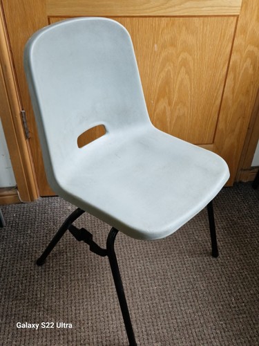 Adult Stacking Chair Class Room Reception Study Conference Lecture Stackable - Picture 5 of 5