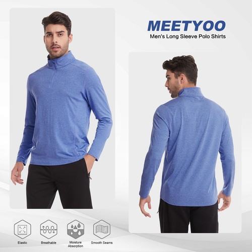 Men's T-Shirt UPF 50+ Sun Protection Long/ Short Sleeve T-Shirt Sport Shirts - Picture 157 of 178