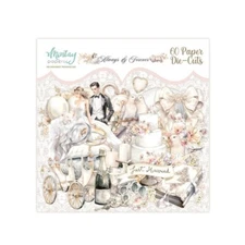 Always & Forever Paper Die Cuts Ephemera - Mintay Papers 60/pk Wedding Scrapbook