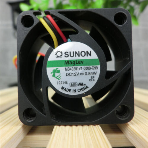 Original SUNON MB40201V1-0000-G99 DC 12V 0.84W 3-wire power supply cooling fan - Picture 4 of 4