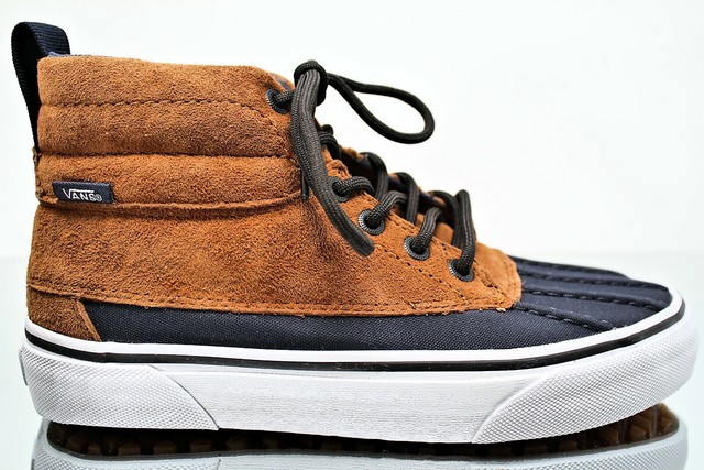 vans sk8 hi del pato mte skate shoes (mens)