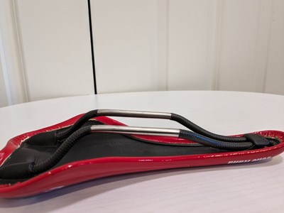 Pinarello Most Selle Italia XLR XP Red Carbon Road Bike Saddle Rare