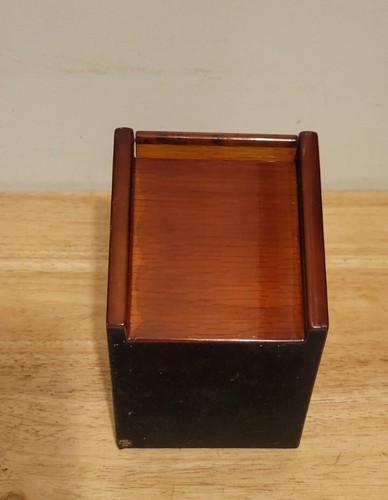 Vintage Holz Wurzelholz Einzel Uhrenbox Magnetverschluss Holz Aufbewahrungsbox - Bild 10 von 10