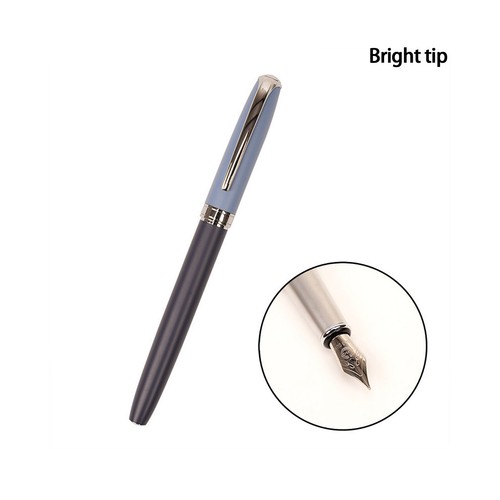 New Wingsung 9366 Metal Ballpoint Pen Bend Nib Fountain Pen Student Pen - Picture 17 of 33