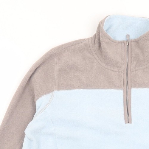 Active Womens Blue Jacket Size 16 Zip - Picture 5 of 12