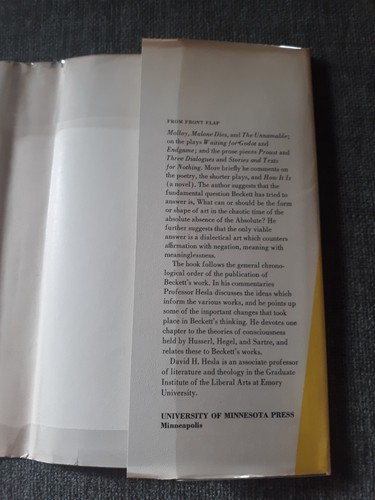 An Interpretation Of The Art Of Samuel Beckett, The Shape Of Chaos, David Hesla - Picture 6 of 21