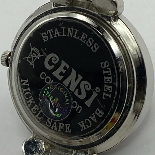 32mm Censi Collection Japan Silver Tone Quartz Watch Untested Parts / Repair - Picture 8 of 18
