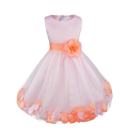 Flower Girl Dress Princess Formal Pageant Wedding Birthday Party Gown Clothes - Bild 136 von 161