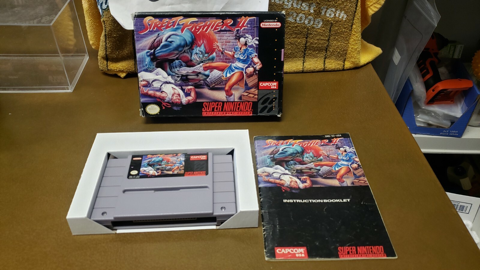 CIB STREET FIGHTER II SUPER NINTENDO SNES VIDEO GAME COMPLETE IN BOX W PROTECTOR eBay