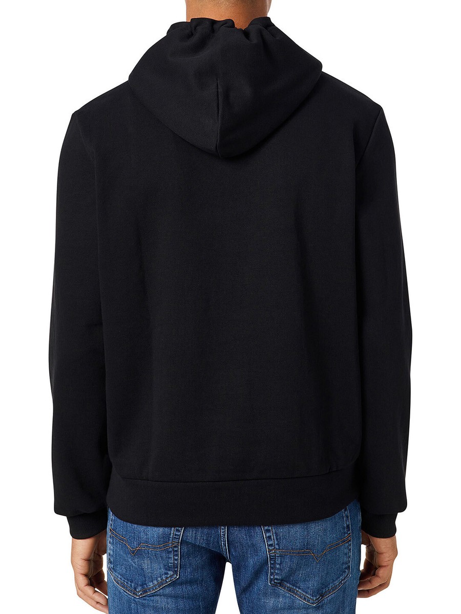 Diesel - Mens Regular Fit Logo Hooded Sweater Hoodie - S