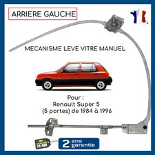 Manual Rear Left Window Regulator for RENAULT Super 5 7700774977 7700762611