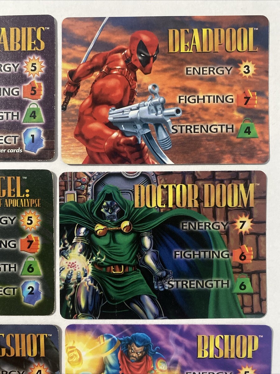 OVERPOWER MARVELカード ゲーム 1995年物 6) 1995 MARVEL OVERPOWER COLLECTABLE CARD GAME “ONE PER DECK