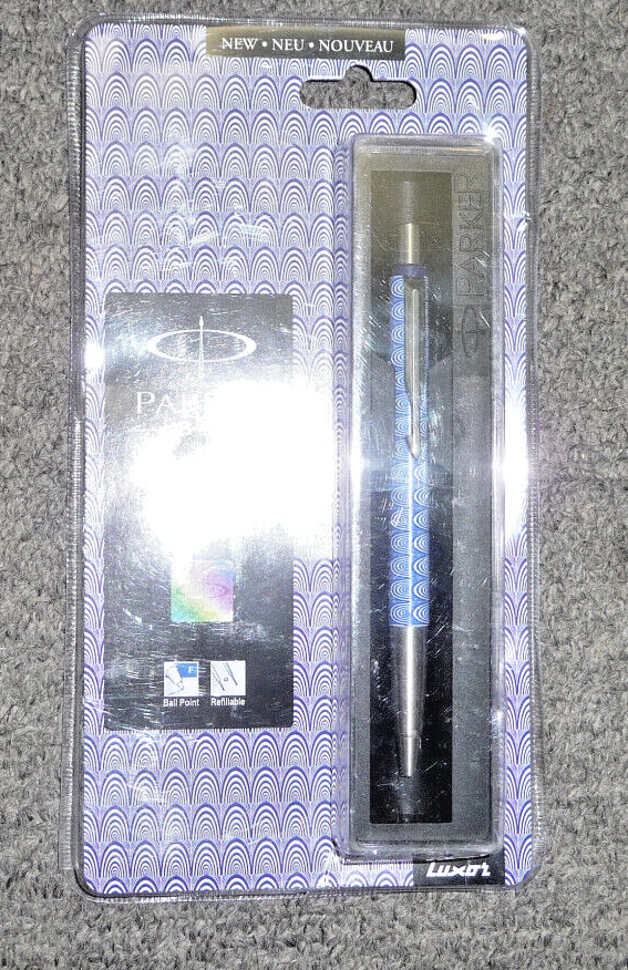 Parker Vector Special Edition 2013 Blue Spiro Ball Pen on blister