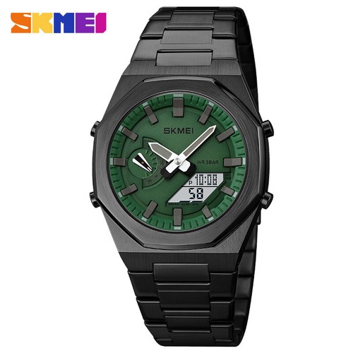 Quarz Sport Mode EL Light Business Wasserdicht SKMEI 1816 Armbanduhr Uhren - Bild 12 von 18