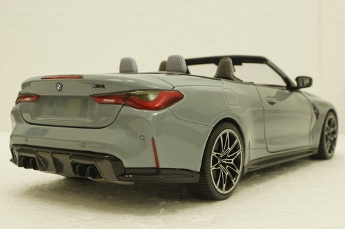 BMW M4 Cabriolet 2020 Grey Metallic, 110021032, Minichamps 1:18 - Picture 16 of 19