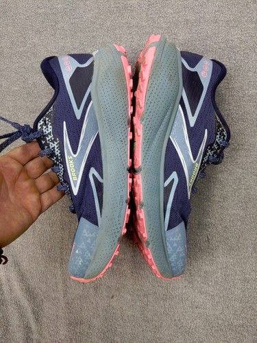 Brooks Divide 5 Womens 8.5 40 Blue Gray Running Shoe Jogging Breathable - Afbeelding 10 van 11
