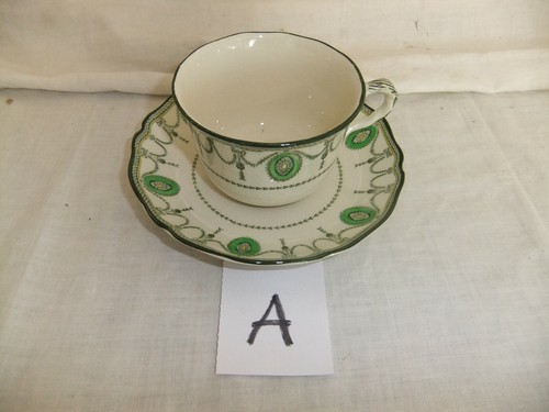 Royal Doulton - Base marfil borde verde condesa - vajilla vintage 0000 - Imagen 8 de 28