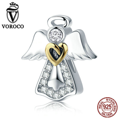925 Sterling Silver Charms Beads Diy Pendants Fit Bracelet Necklace Chain VOROCO - Picture 177 of 573