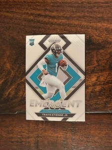 Travis Etienne 2021 NFL Prizm Emergent Rookie Card Insert Jaguars RB RC