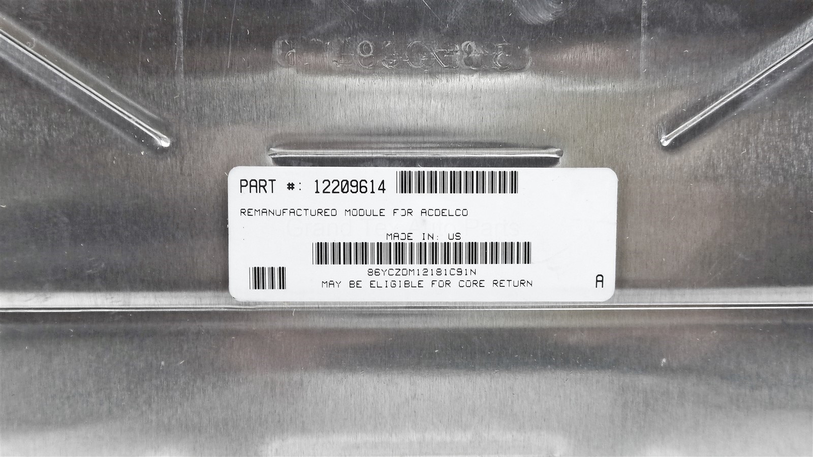 ACDelco Reman PCM Powertrain Control Module 12209614 Chevy Buick
