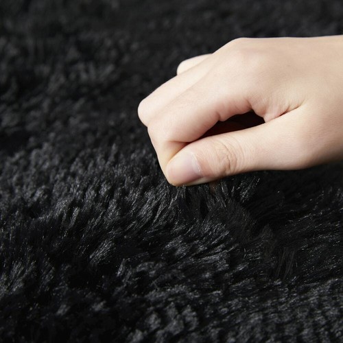 Fluffy Rugs Anti-Slip Large Shaggy Rug Super Soft Mat Living Room Bedroom Carpet - Picture 32 of 85