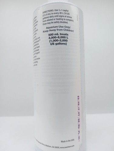 Tratamientos de agua para acuario Seachem StressGuard -500 ml - Imagen 3 de 3