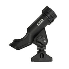 Scotty Plastic Power Lock Rod Holder w/241 Side/Deck Mount Black 0230-BK