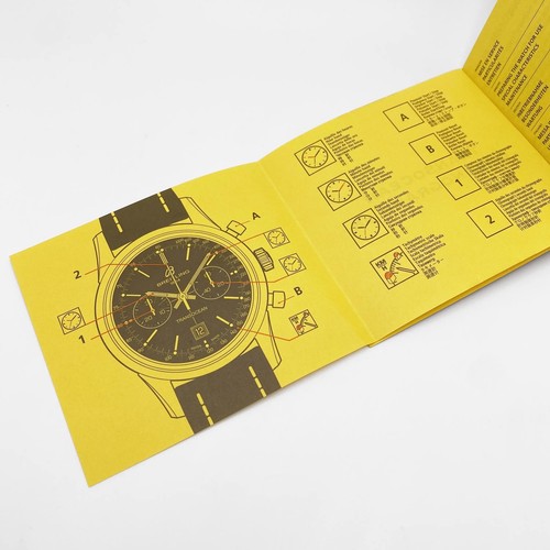 Breitling Transocean Chronograph 38 Manual Booklet - Picture 3 of 4