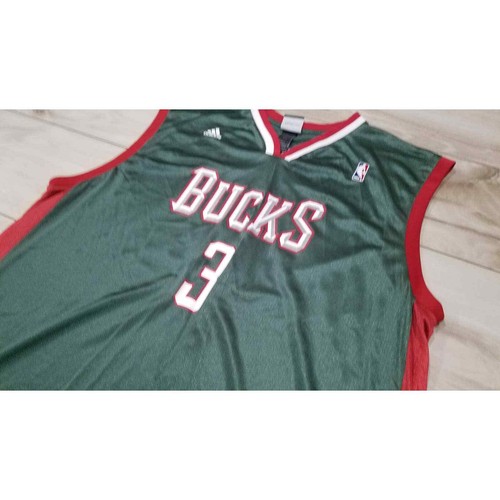 Men's Adidas Milwaukee Bucks Brandon Jennings NBA Basketball jersey - Picture 2 of 3