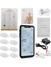 Tens Unit Muscle Stimulator 24 Massage Mode Tens EMS Machine Device Touchscre...